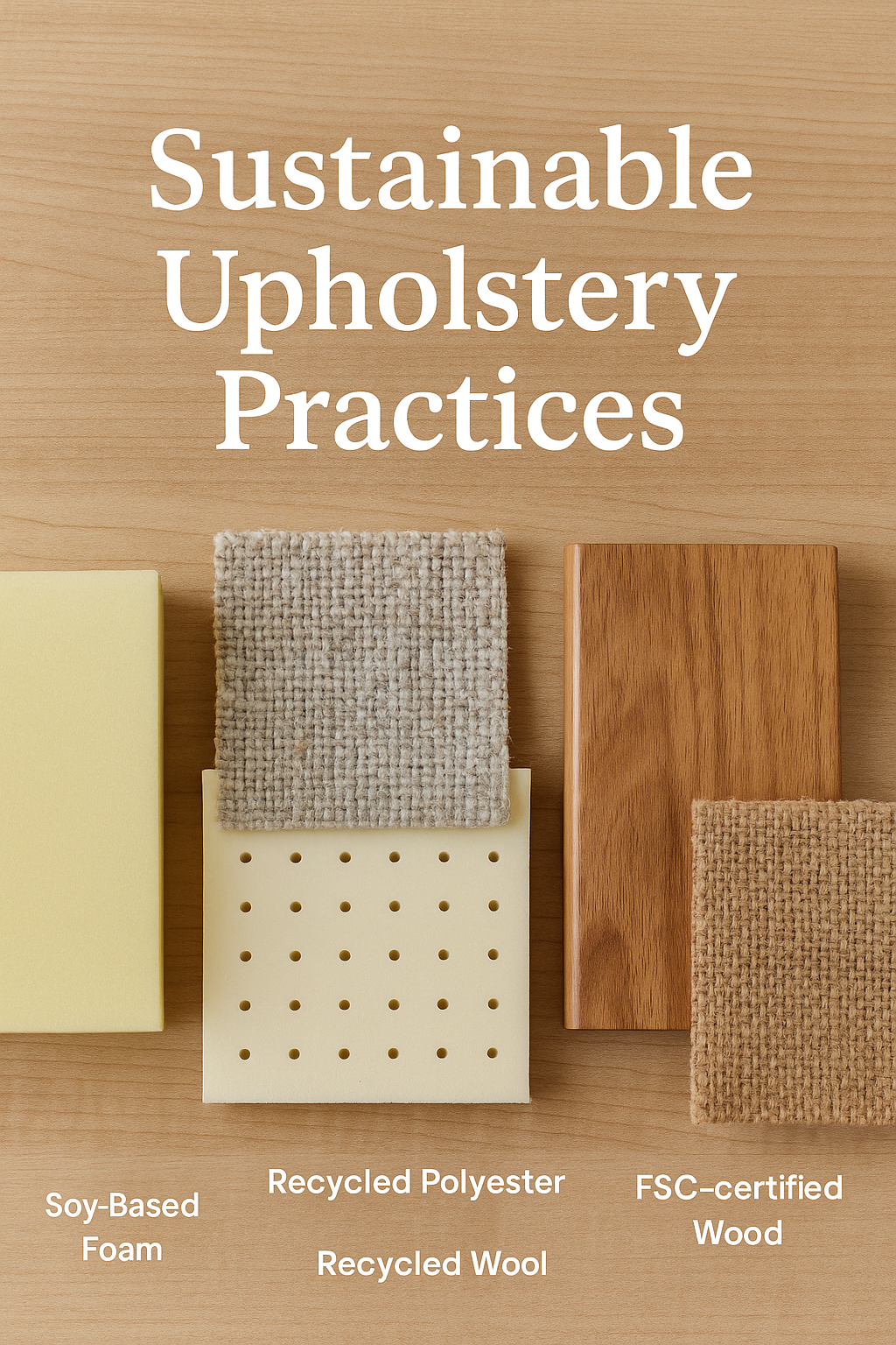 Sustainable upholstery materials