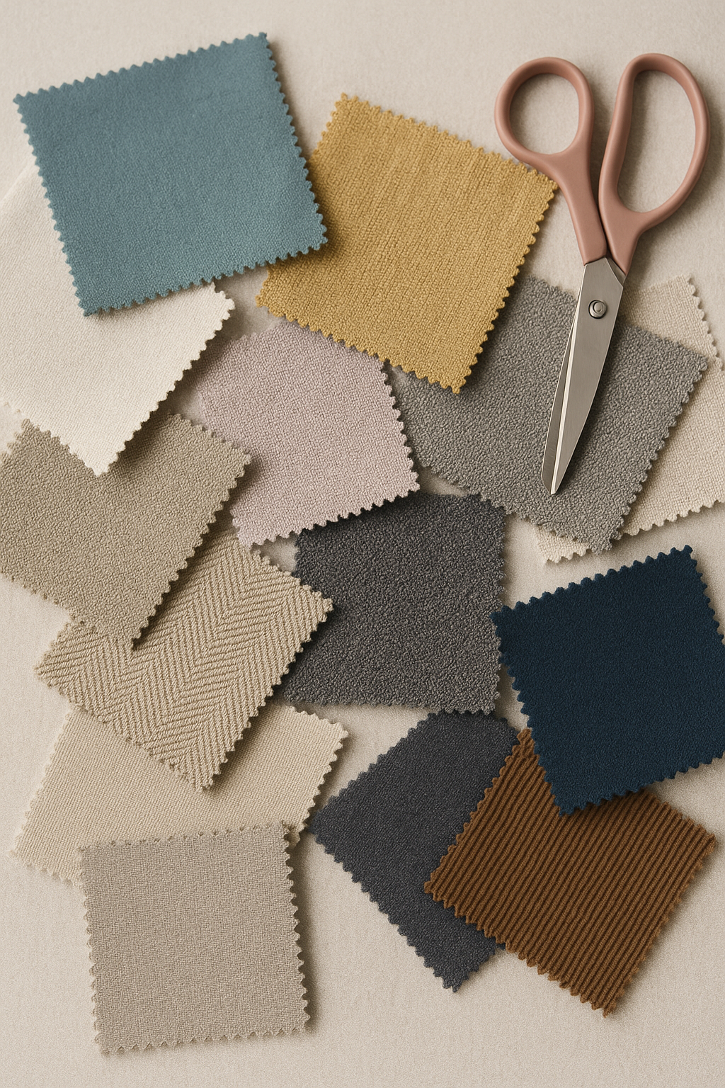 Various fabric samples